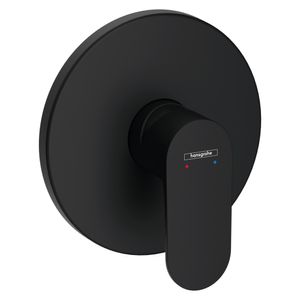 Embellecedor Ducha Rebris S Empotrado 1 Via 72667670 Negro Mate