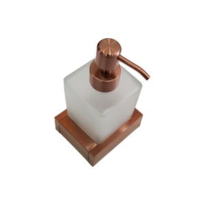 Dispensador de Jabón Líquido Kubika Brushed Rose Gold