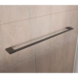 Toallero Barra Asis Negro Mate 60 cm