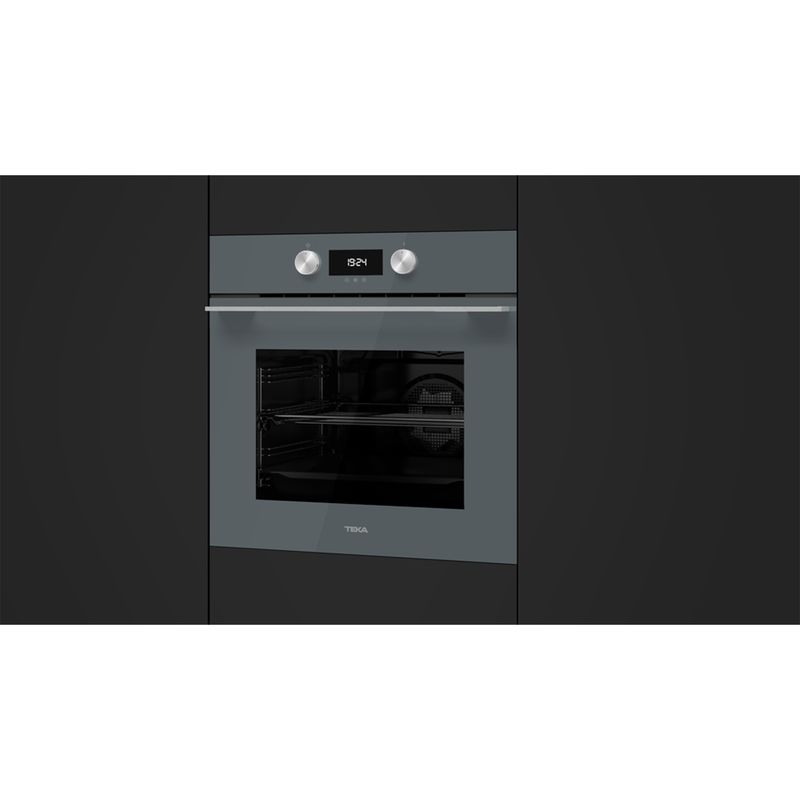 Cocina-Horno-Electrico-HLB-8400-ST-Empotrado-Gris-Con-Convector-de-60-cm