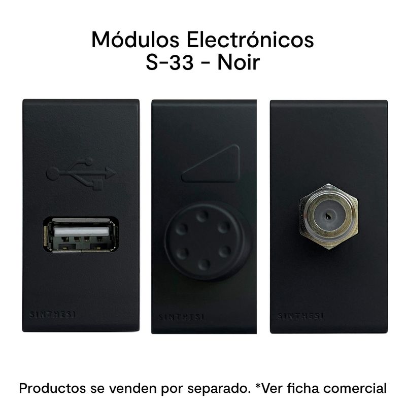 Instalacion-y-Repuestos-Enchufes-e-Interruptores-S33-Noir-Mate