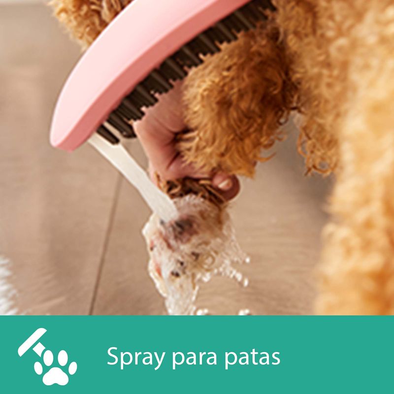 Baños-Ducha-de-Mano-para-Mascotas-Dogshower-3-Jet-Negro-Mate