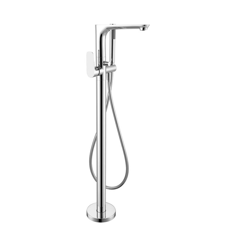 Baños-Griferia-para-tina-isla-Urban-con-set-ducha--Cromo