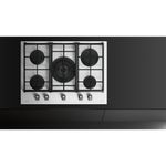 Cocina-Encimera-Cristal-Gas-GZC-75330-XBB-But-White-ExactFlame-5q-empotrada-70-cm