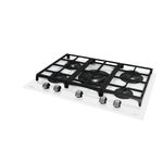 Cocina-Encimera-Cristal-Gas-GZC-75330-XBB-But-White-ExactFlame-5q-empotrada-70-cm
