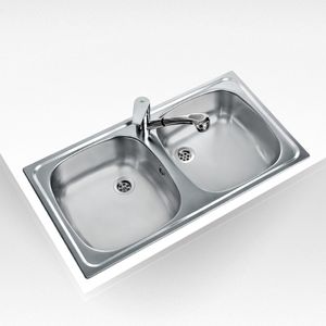 Lavaplatos Empotrable Acero Inoxidable Empotrable 800.440 2c