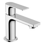 Baños-Griferia-Lavamanos-Rebris-E-Coolstart-con-desague-Cromo
