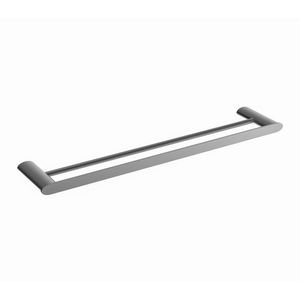 Toallero Barra Doble Urban Gun Grey 600mm