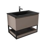 Baños-Mueble-de-Baño-Delfos-con-Lavamanos-Negro-Mate-700x450x600-mm-Thunder-Grey-Matt