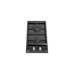 Cocina-Encimera-Cristal-Gas-ExactFlame-2q-Empotrada-30-cm