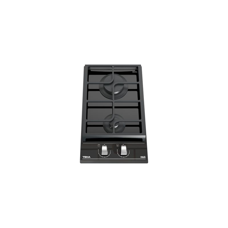 Cocina-Encimera-Cristal-Gas-ExactFlame-2q-Empotrada-30-cm