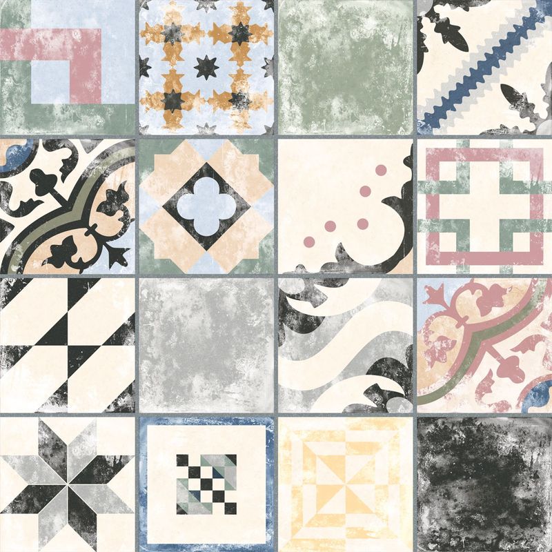 Pisos-y-Muros-Porcelanato-Medina-Mix-Colors-Multicolor-Mate-25x25-cm