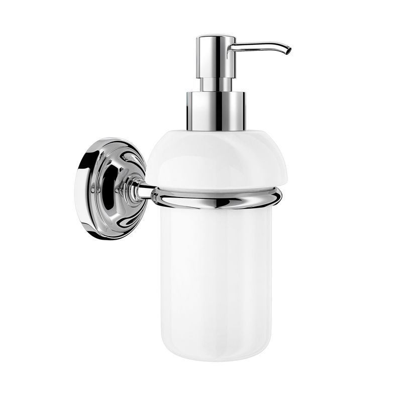 Baños-Dispensador-de-Jabon-de-Pared-Carmen-Soporte-Cromado-115x81x105-mm