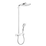 Baños-Columna-Ducha-Raindance-Select-E-30-cm-C-Termostato-27127400-Blanco-Cromo