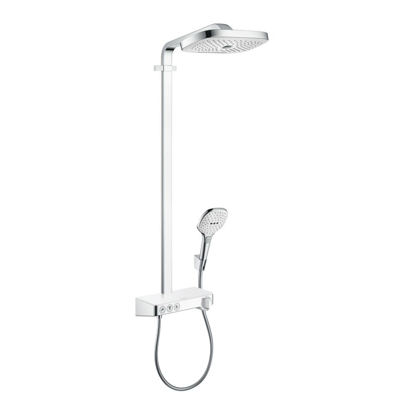 Baños-Columna-Ducha-Raindance-Select-E-30-cm-C-Termostato-27127400-Blanco-Cromo