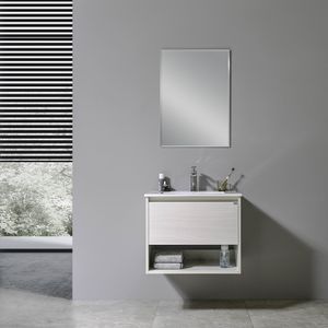 Mueble de Baño Queen 1 Cajón y Repisa White Aspen 600 mm