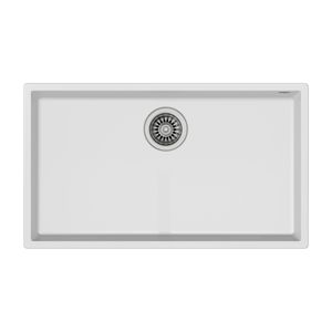 Lavaplatos de Granito Square 1 Cubeta Blanco 760x440 mm