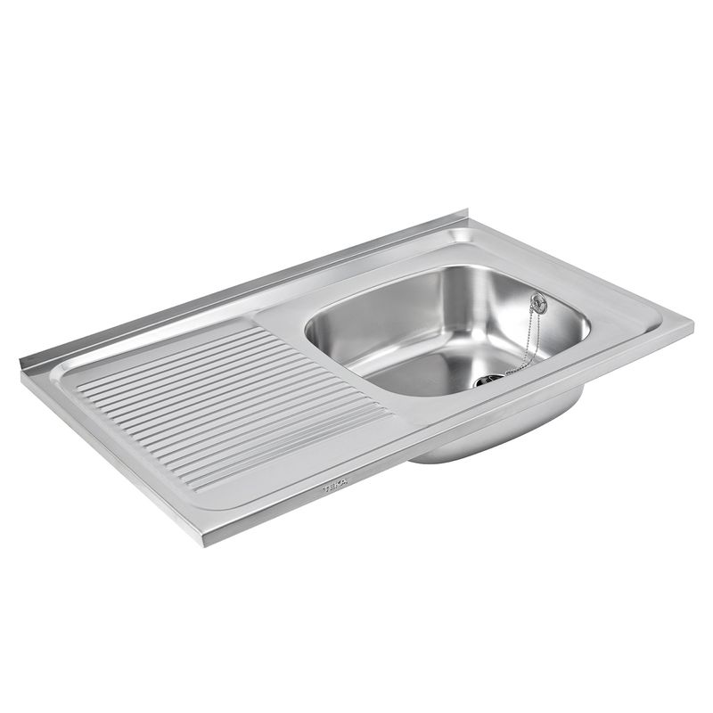 Cocina-Lavaplatos-Sobre-Encimera-Inoxidable-80.50-1c1e-Izq-80x50-cm