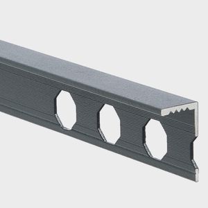Perfil L Novosuelo Aluminio Touch Gris Oscuro Mate 10x2500 mm