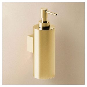 Dispensador Jabón Pared Architect S+ Oro Cepillado 62x106x183mm 240ml