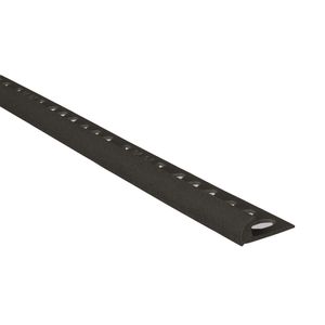 Moldura Perfil Curvo Novocanto Maxi Negro-75 Mate 12x2500 mm