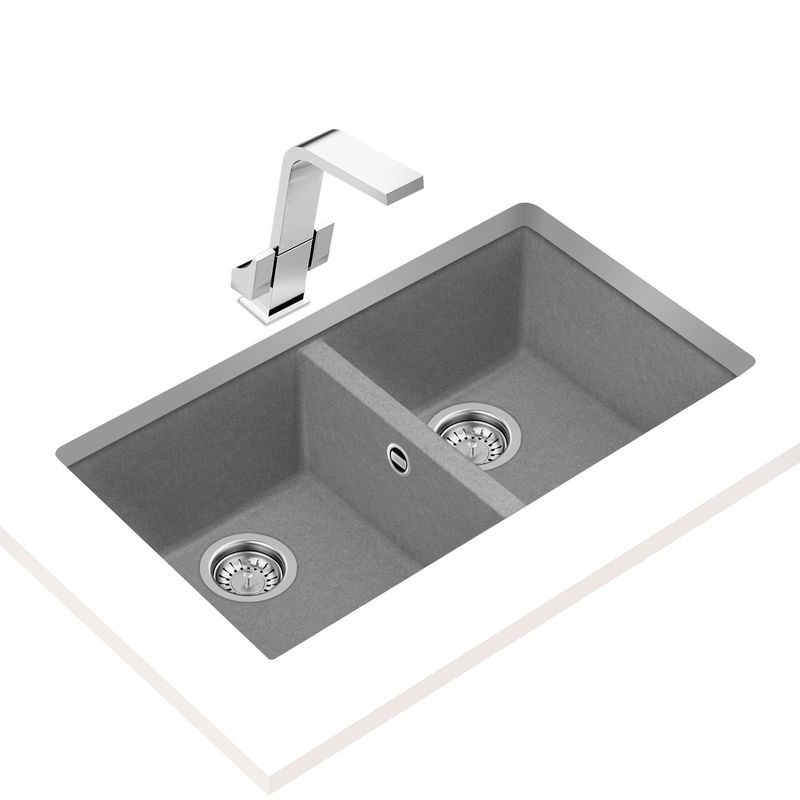 Cocina-Lavaplatos-de-Granito-Square-2-Cubetas-Stone-Grey-760x430-mm
