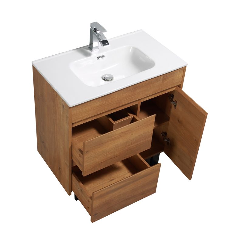 Baños-Mueble-de-Baño-Grace-con-Lavamanos-y-Desague-Base-Camel-800-mm