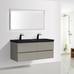 Baños-Mueble-de-Baño-City-Doble-con-Lavamanos-Negro-Mate-y-Desague-Base-Thunder-Grey-Mate-1200x500x520-mm