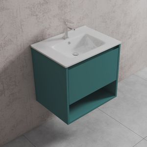 Mueble de Baño Delfos Color un Cajón y Repisa con Lavamanos Sea 600 mm