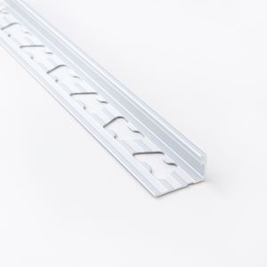 Perfil L Aluminio Cromo Mate 10x2500 mm