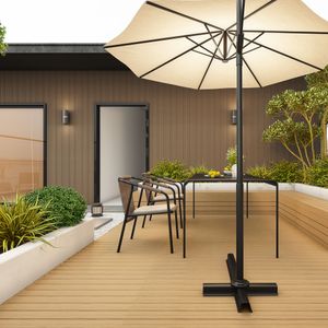 Wall Panel Exterior Cladding Power WPC Brushed IPE 127x2880 mm