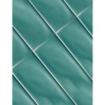 Pisos-y-Muros-Ceramica-Muro-Ice-Craft-Turquoise-Brillante-6.8x28-cm