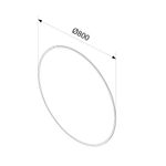 Baños-Espejo-Sharon-Round-borde-Negro-mate-Ø800mm-con-Led