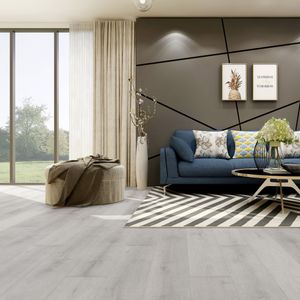 Piso Fotolaminado Dorian Light Grey 196x1216 mm