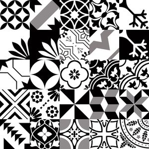 Cerámica Dolcevita Mix B&W Blanco Mate 20x20 cm