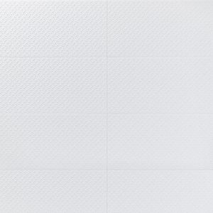 Cerámica Muro Ice Deco Flower Blanco Brillante 30x60 cm