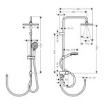 Baños-Columna-Ducha-Vernis-Shape-23-Cm-26282000-Cromada