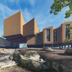 Wall Panel Exterior Quiebravista WPC Golden  50x2880x30 mm