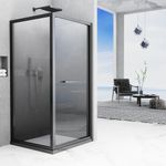 Baños-Mampara-de-Ducha-Toledo-Esquinada-Negro-Mate-800x800x1980-mm