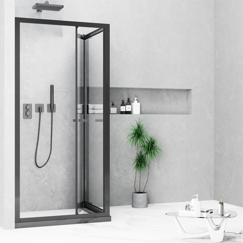 Baños-Mampara-de-Ducha-Toledo-Esquinada-Negro-Mate-800x800x1980-mm