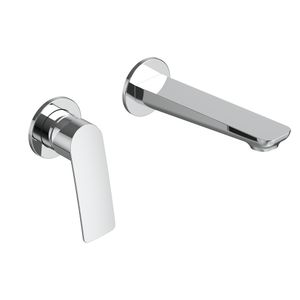 Grifería Lavamanos Soft Muro 17 cm S/Desagüe Cromo