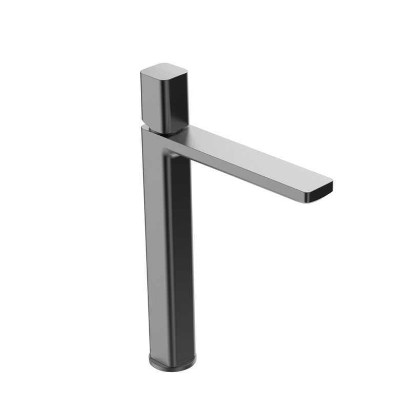 Baños-Griferia-Lavamanos-Argo-Alta-24-cm-S-Desague-Gun-Grey