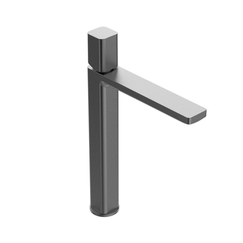 Baños-Griferia-Lavamanos-Argo-Alta-24-cm-S-Desague-Gun-Grey