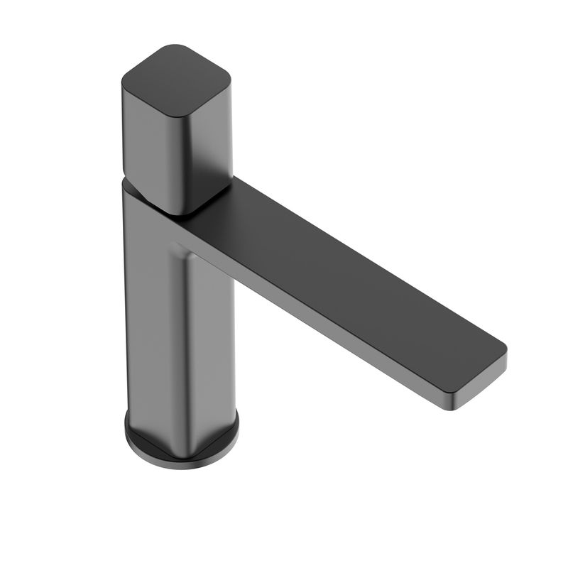 Baños-Griferia-Lavamanos-Argo-12-cm-S-Desague-Negro-Mate