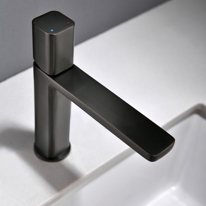 Baños-Griferia-Lavamanos-Argo-12-cm-S-Desague-Gun-Grey