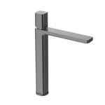 Baños-Griferia-Lavamanos-Argo-Alta-24-cm-S-Desague-Gun-Grey