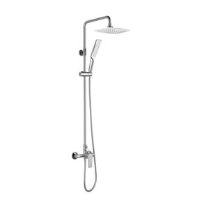 Columna Ducha Keops 20 cm Blanco/Cromo
