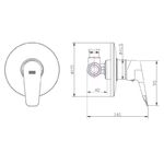 Baños-Mezclador-Ducha-Concept-Empotrado-1-Via-Cromo