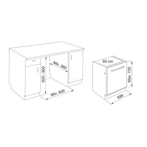 Lavavajillas Maris 614 Inox