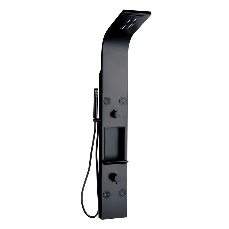 Baños-Columna-de-Ducha-Perla-Negro